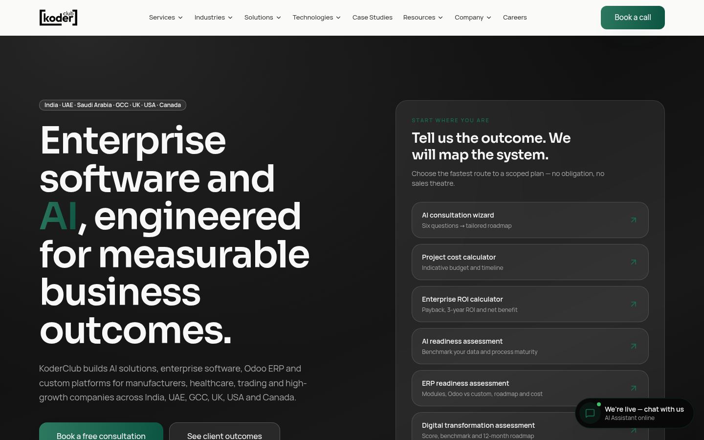 KoderClub &middot; HOMEPAGE_SCREENSHOT
