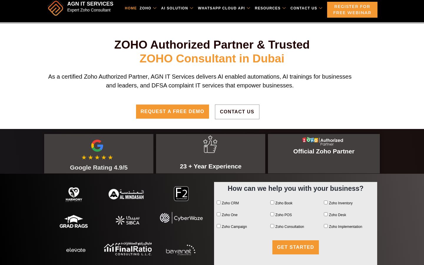 AGN IT Services &middot; HOMEPAGE_SCREENSHOT