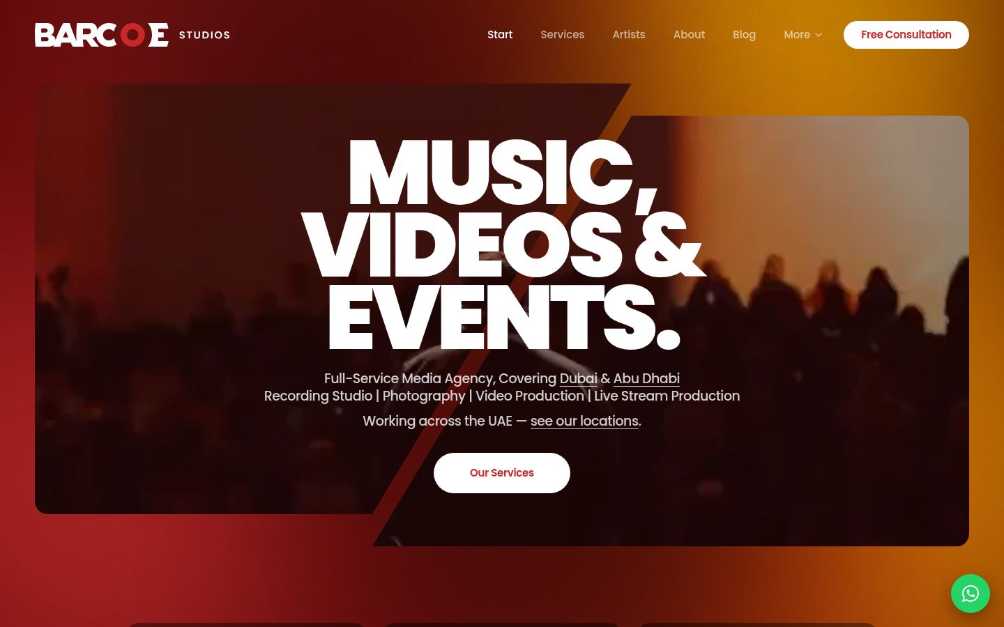 BarCoe Studios &middot; HOMEPAGE_SCREENSHOT