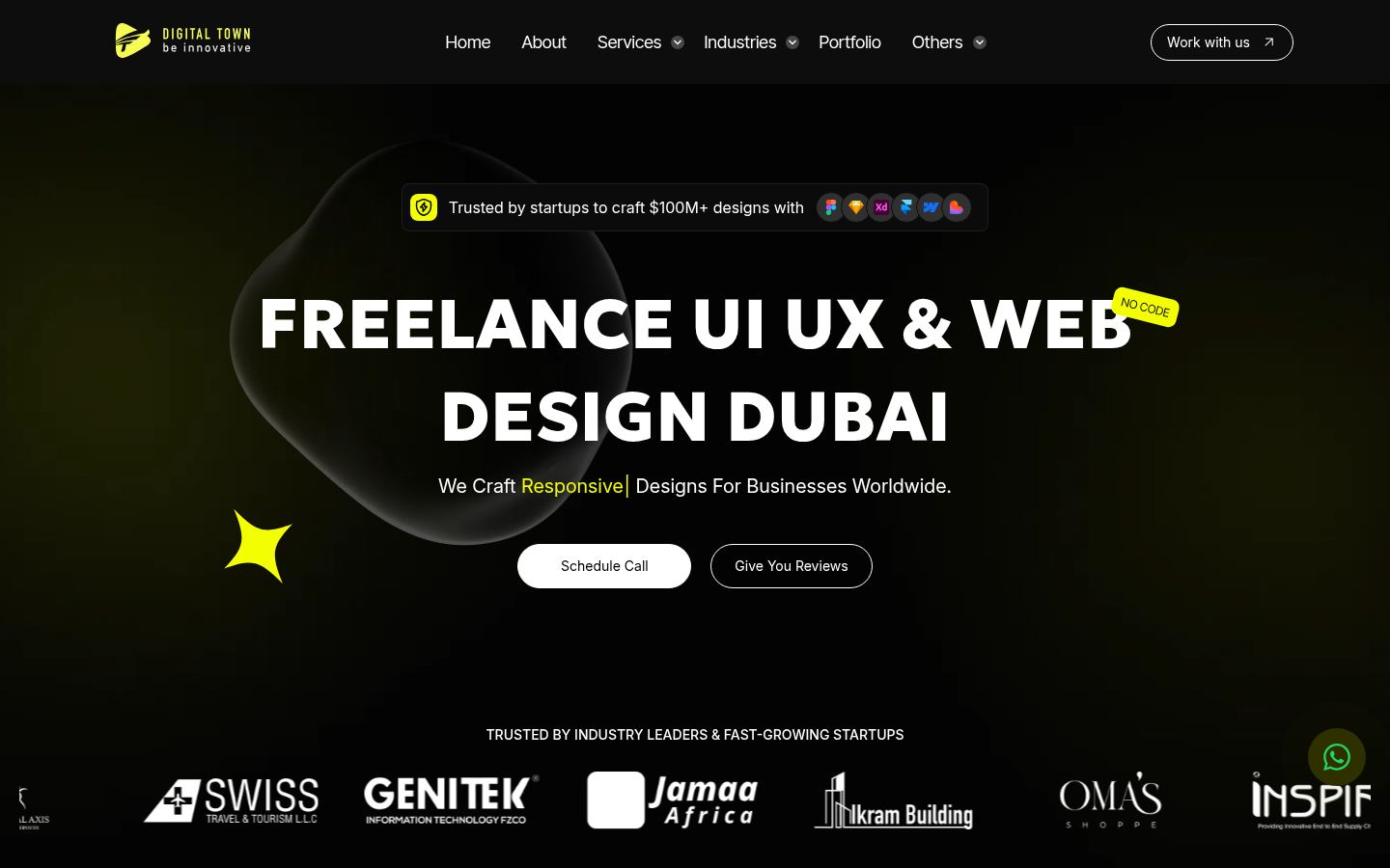 DigitalTown &middot; HOMEPAGE_SCREENSHOT