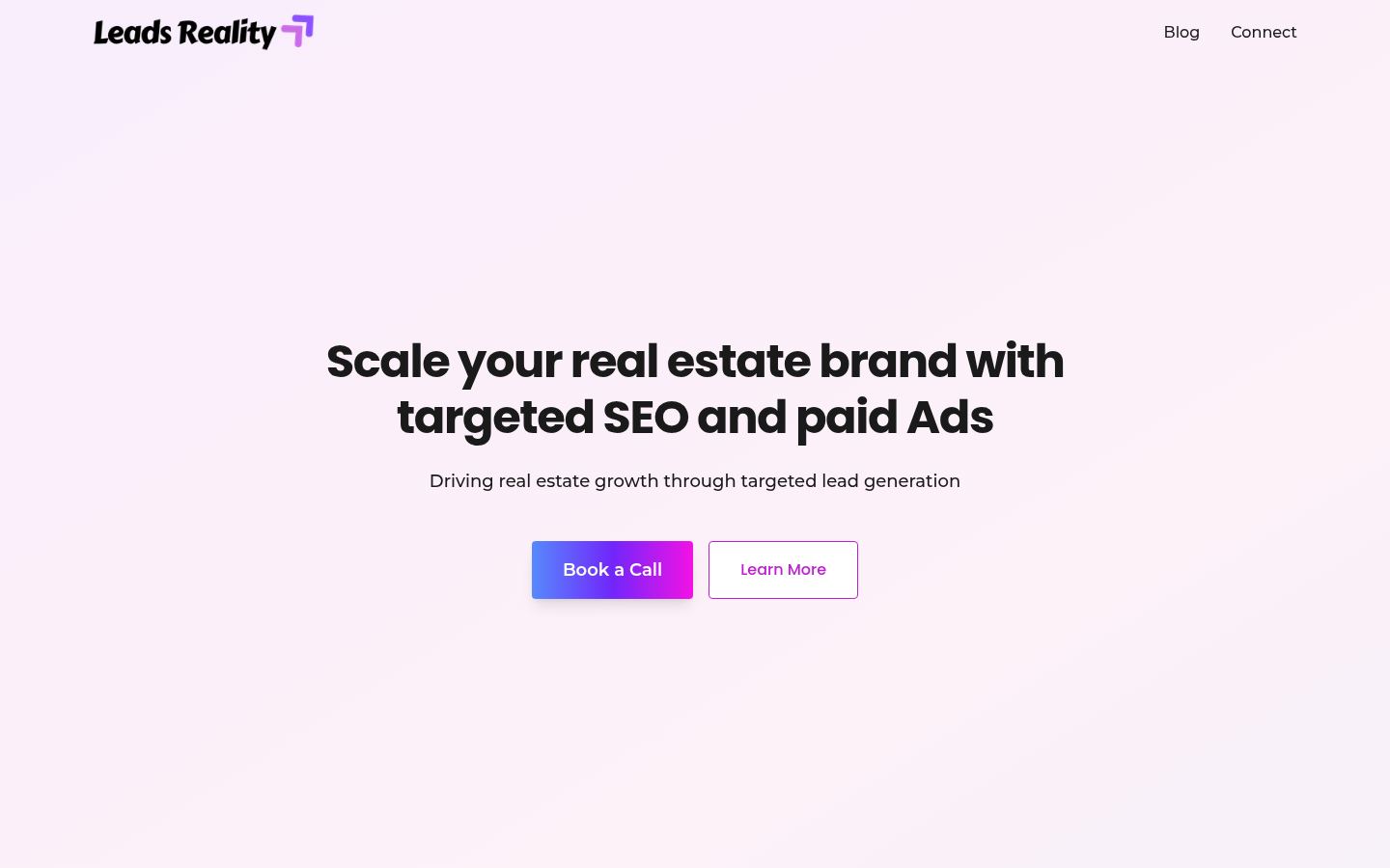 LeadsReality &middot; HOMEPAGE_SCREENSHOT
